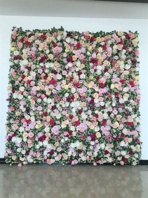 Silk Floral Wall Panel for Party Birthday Decoration - Etsy