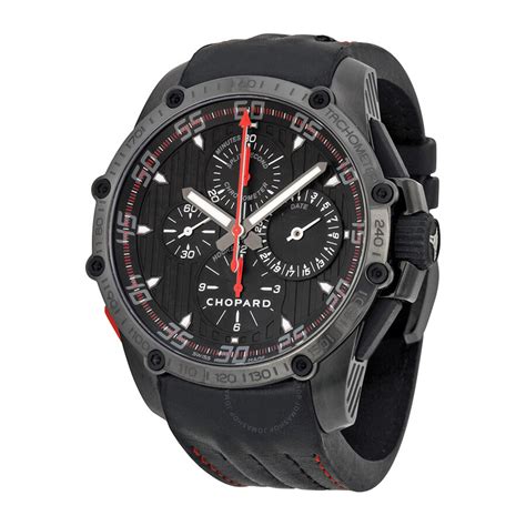 Chopard Superfast Split Second Black Dial Chronograph Black PVD Steel ...