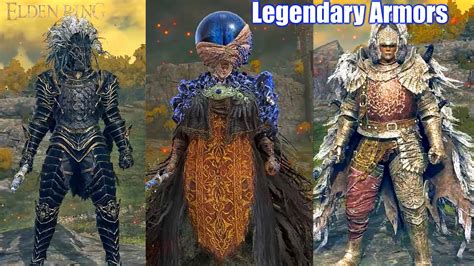 Elden Ring - All Legendary Armor Sets Showcase - YouTube