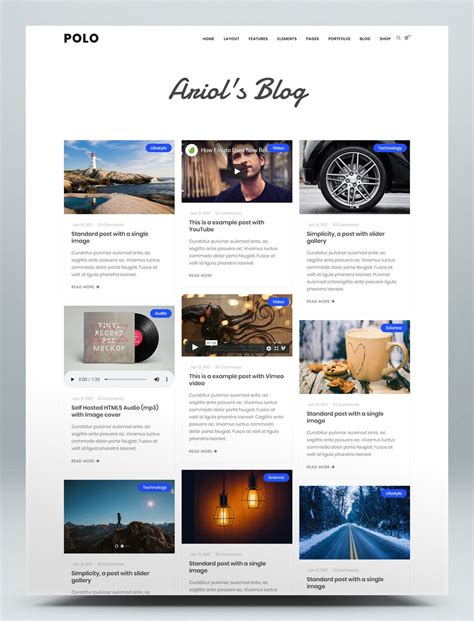 Blog Html Css Template