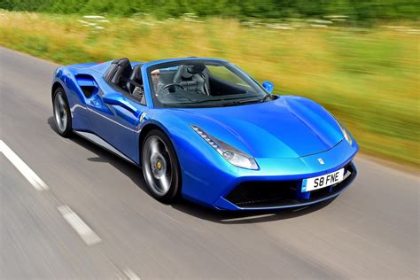 ferrari, 488, Spider, Uk spec, Cars, Blue, 2016 Wallpapers HD / Desktop and Mobile Backgrounds