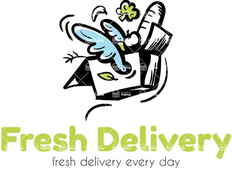 Creative Free Delivery Box Logo Design | GraphicMama