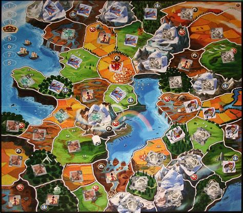 Mapping the worlds - best maps in board games | BoardGameGeek | Board ...