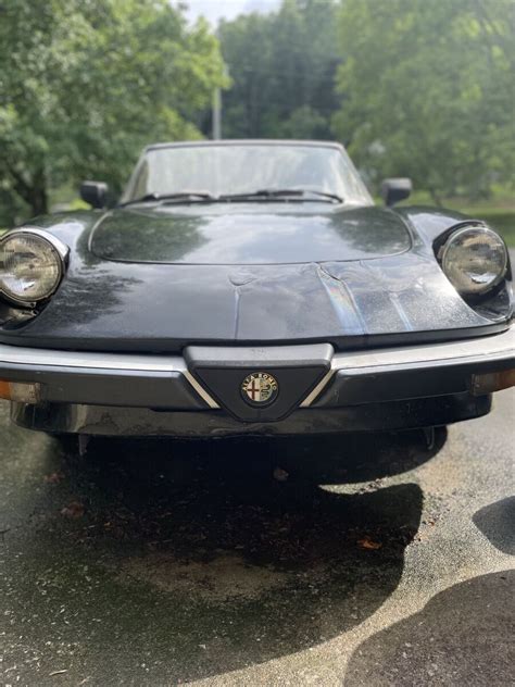 1986 Alfa Romeo Spider Convertible Black 2000 SPIDER for sale