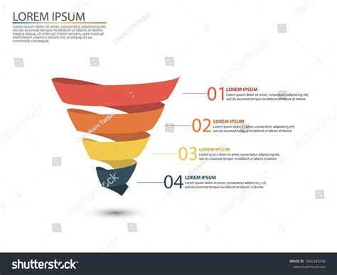 Business Infographics Stages Sales Funnel Stock Vector (Royalty Free) 1060309208 | Shutterstock