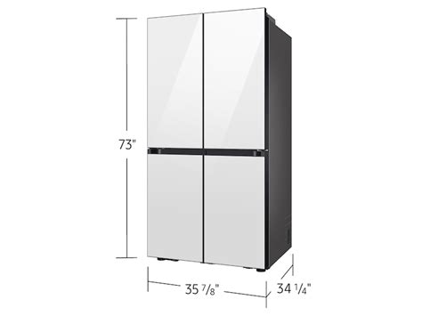 Bespoke 4-Door Flex™ Refrigerator (29 cu. ft.) with Beverage Center™ in ...