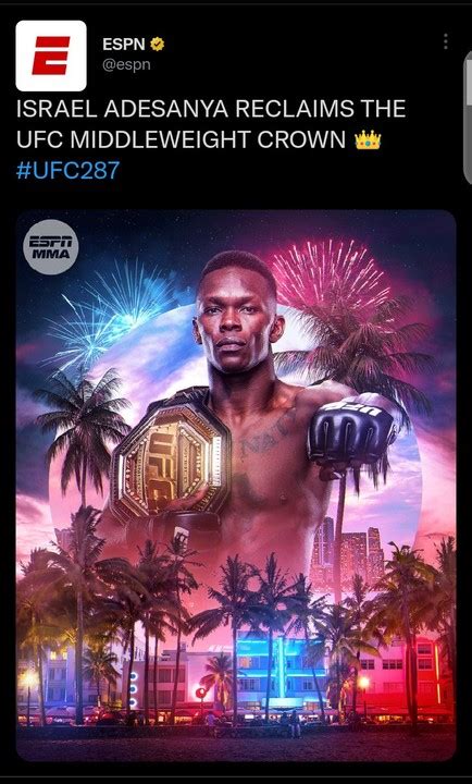 Israel Adesanya KNOCKOUTS Alex Pereira To Win UFC Title (Video ...