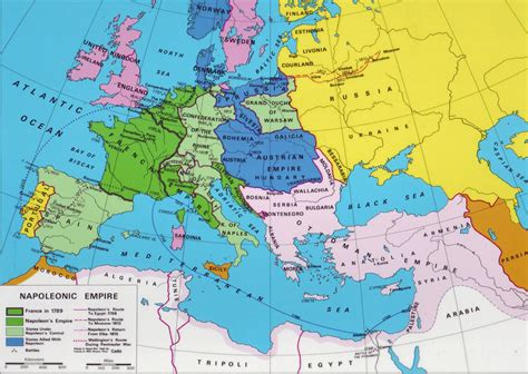 Europakarte 1812 - Deutschlandkarte 2023