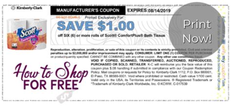 New Scott Printable Coupon | How to Shop For Free