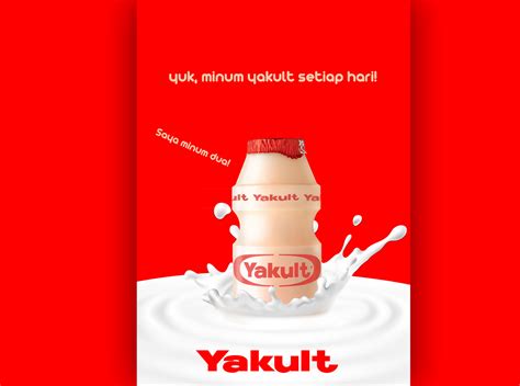 Yakult Poster Design by Fitri Gusniawati on Dribbble