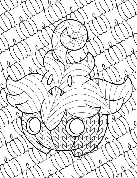 Halloween Coloring Pages Pokemon Coloring Pages