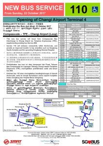 SMRT Buses Service 110 Launch poster | Land Transport Guru