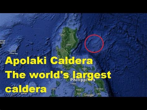 The World’s Largest Caldera Discovered In The Philippine Sea - YouTube