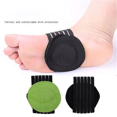 1 Pair Shoe Insole Comfortable Instep Pad Insoles Foot Health Flat Foot ...