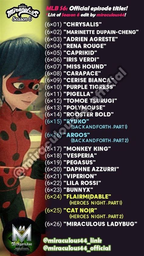 #miraculous ladybug season 6 on Tumblr