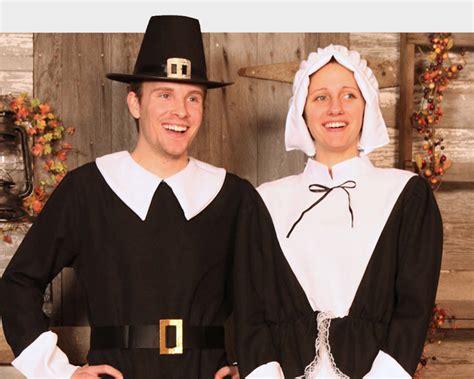 Thanksgiving Costumes - Adult, Child Pilgrim and Indian Costume