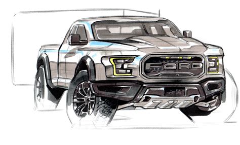 Ford Truck Sketch at PaintingValley.com | Explore collection of Ford Truck Sketch