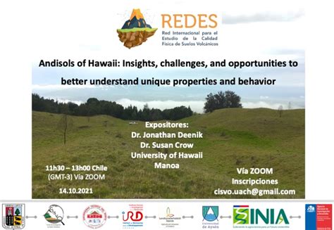 Charla Andisols of Hawaii: Insights, challenges, and opportunities to better understand unique ...