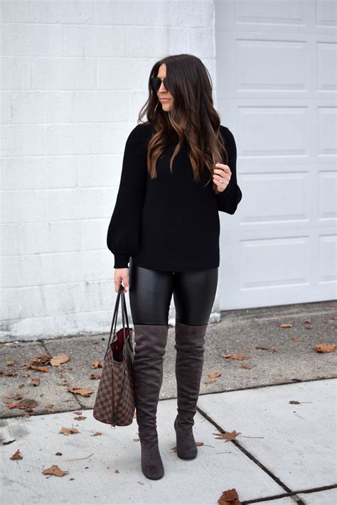 Faux Leather Leggings Under $70 | Pine Barren Beauty