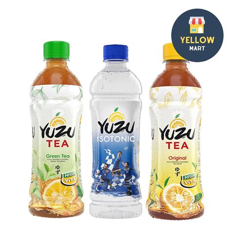 Jual Yuzu Tea Botol Variasi Isotonic Water, Green Tea Lemon & Lemon Tea 350 mL Indonesia|Shopee ...