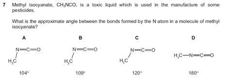 vsepr theory - Bond angle in CH3NCO - Chemistry Stack Exchange