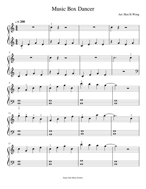 Music Box Dancer - EASY Sheet music for Piano (Solo) | Musescore.com