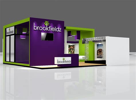 exhibition stall design on Behance