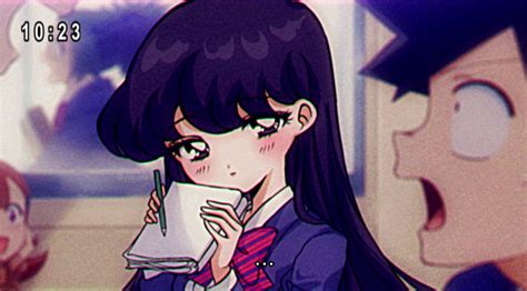 Komi in 90s anime style : r/Komi_san