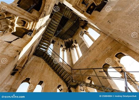 Inside The Bell Tower Of Saint Duje Cathedral Stock Photo - Image of blue, catholic: 25884884