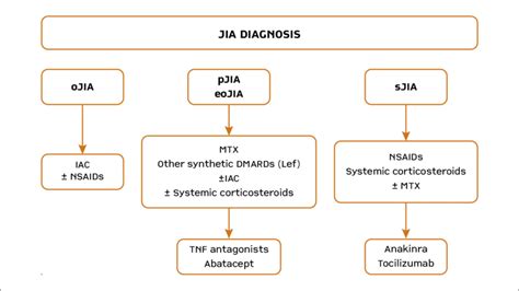 Schematic approach to the treatment of juvenile idiopathic arthritis | Download Scientific Diagram