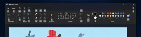 Windows 11's Paint adds dark theme and better zoom for Insiders