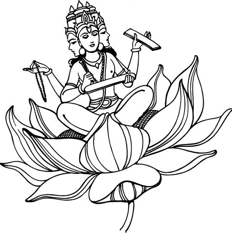 Hindu Mythology #109234 (Gods and Goddesses) – Free Printable Coloring ...