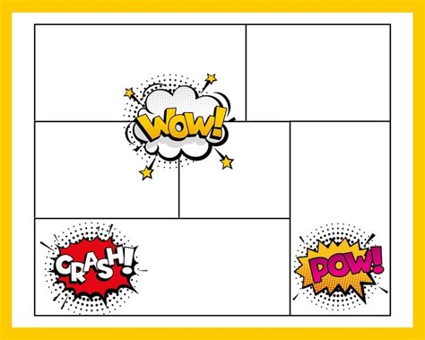 Free printable comic strip templates you can customize | Canva