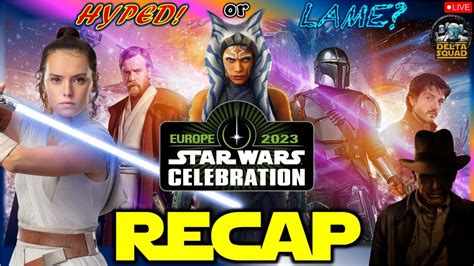 Star Wars Celebration 2023 RECAP | New Movies & Disney Plus Series Announced! | Hyped or Lame ...