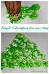 Broccoli Christmas tree painting – sparklingbuds