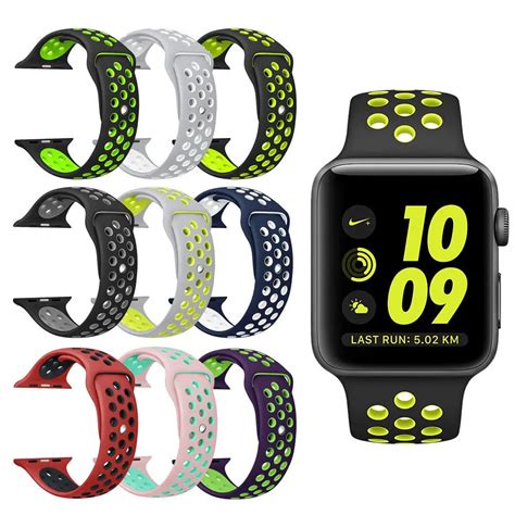 Kakapi sport Silicone band strap for apple watch nike 42mm 38mm ...