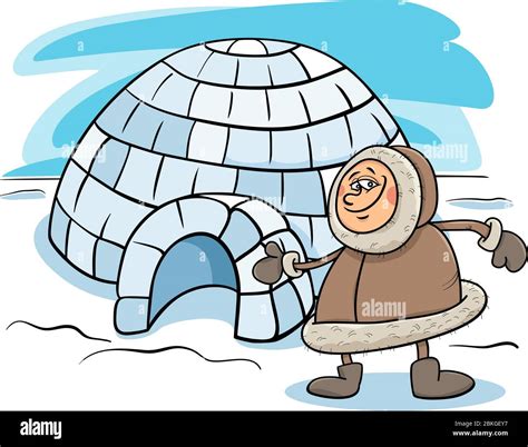 Igloo House Cartoon