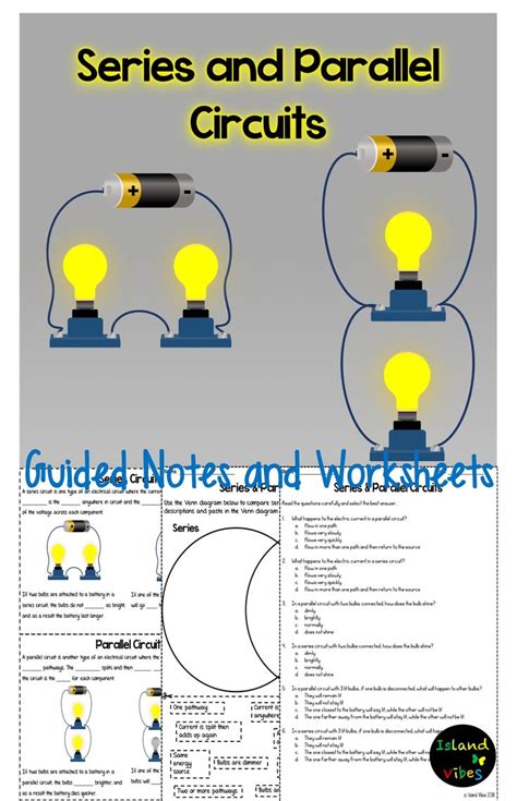 Series and Parallel Circuits Guided Notes and Worksheets. This product consists of the following ...