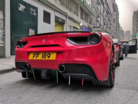 Carbon Fiber Rear Diffuser "Speciale" fit the Ferrari 488 GTB Coupe & Spider - DMC