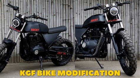 Royal Enfield Himalayan Modified Into KGF Bike ! - YouTube