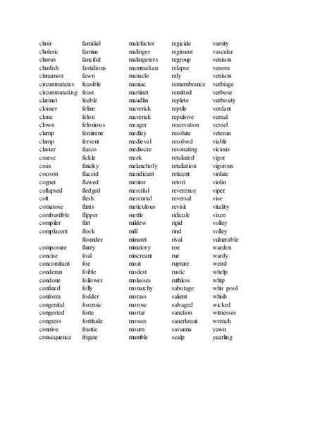 English vocabulary