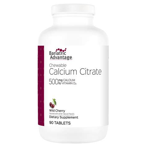 Bariatric Advantage |Chewable Calcium Citrate 500mg