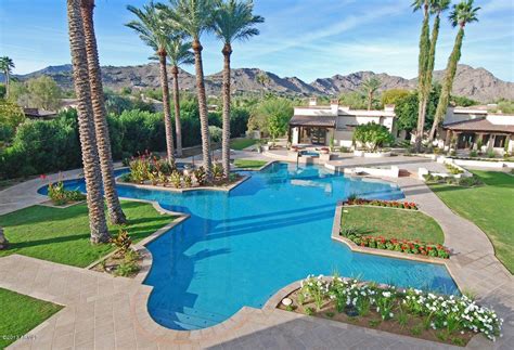 Large pool. | Luxury swimming pools, Resort style pool, Arizona pools