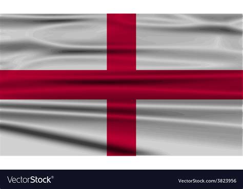 Flag of england with old texture Royalty Free Vector Image