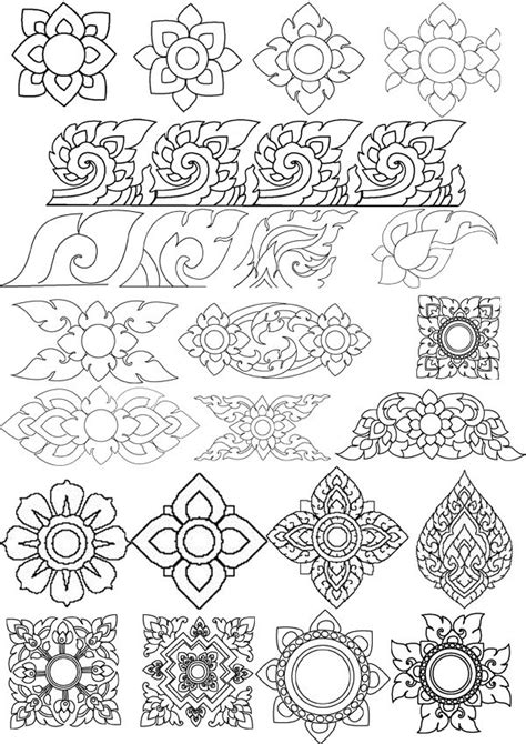 Pin on Thai Patterns (Mandala)