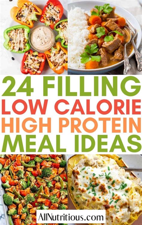 24 Low-Calorie High Protein Meal Ideas - All Nutritious