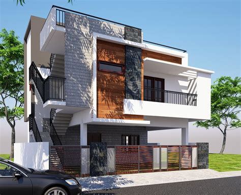 Front elevation | homify | Small house elevation design, Duplex house ...