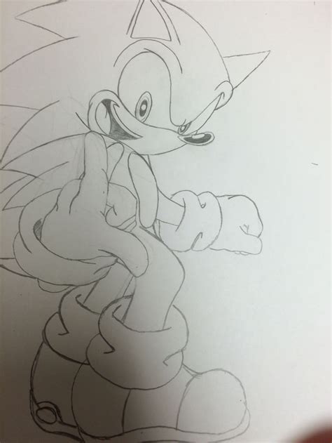 Sonic the Hedgehog Drawing