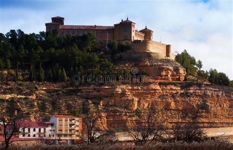 View of Castle of Alcaniz stock photo. Image of medieval - 51365198