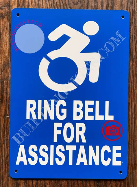 RING BELL FOR ASSISTANCE SIGN | HPD SIGNS - THE OFFICIAL STORE